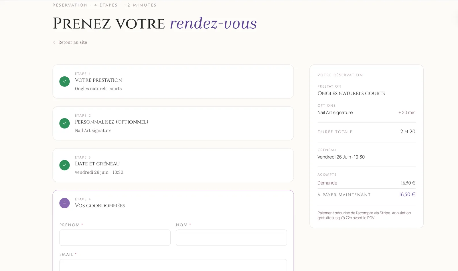 Remplir l’agenda d’un salon, sans décrocher le téléphone, visuel 1